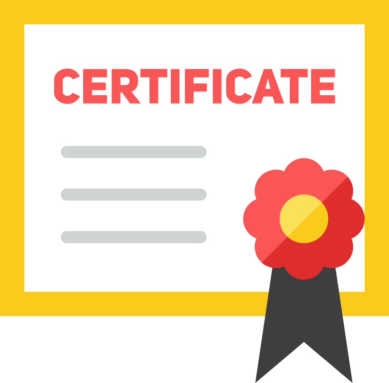 Certificate Illustration